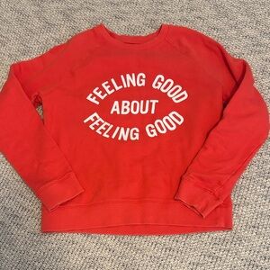 Lucky Brand “Feeling Good About Feeling Good” Graphic Sweatshirt | Size Small